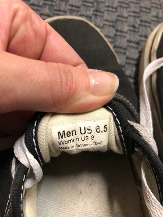 Lote Zapatillas Vans Negras y Blancas