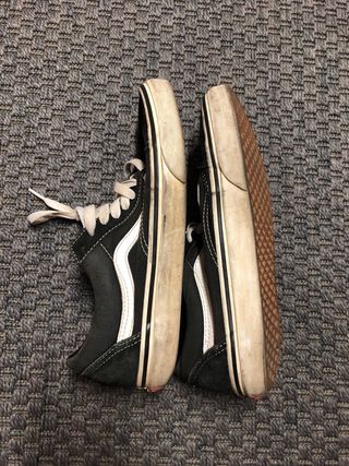 Lote Zapatillas Vans Negras y Blancas