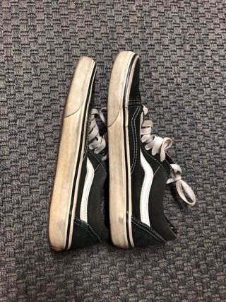 Lote Zapatillas Vans Negras y Blancas