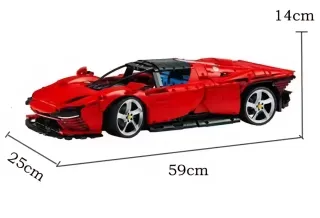 Réplica Ferrari Daytona 3778 piezas. No es Lego !