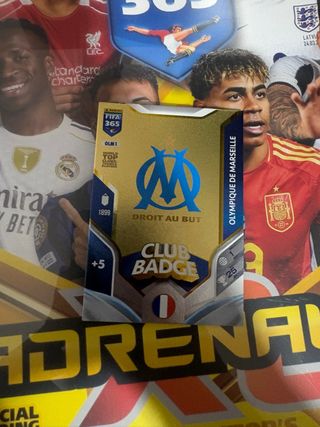 Escudo Olympique de Marseille Adrenalyn 365