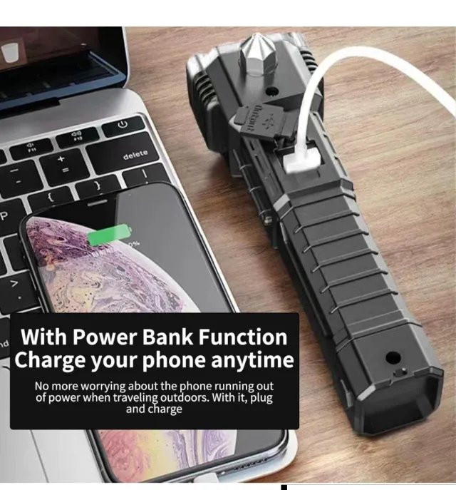 Lanterna 4 em 1 para carro