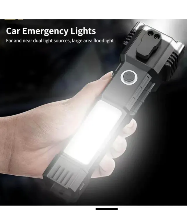 Lanterna 4 em 1 para carro