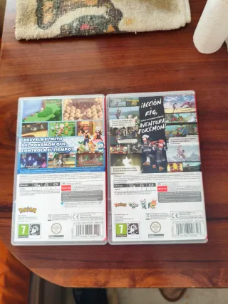 Pokémon Espada,Let's Go Eevee y cajas metálicas.