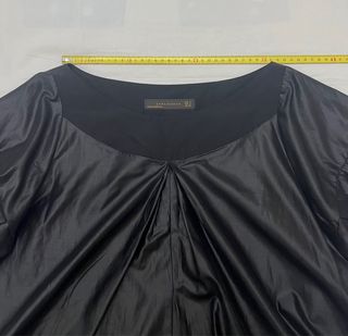 Blusa Negra Raso, Zara