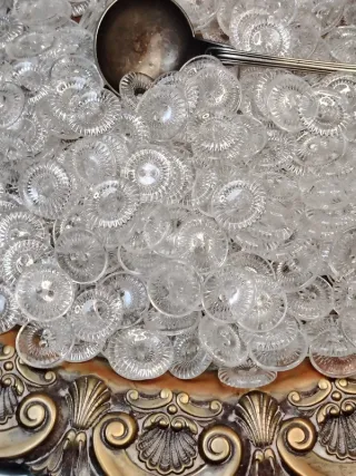 Lote 10 Botões Transparentes 20mm