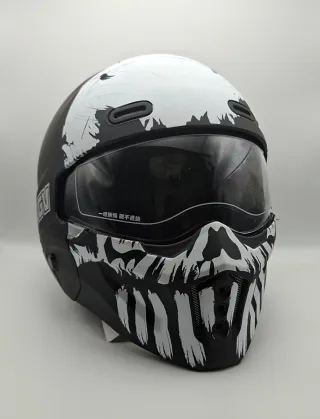 Casco Moto Integral Diseño Calavera Talla L nuevo.