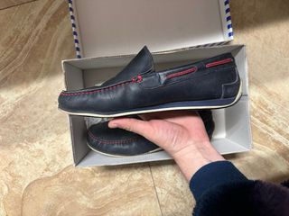 Mocasines azul marino talla 40