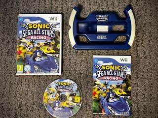 Juego Wii Sonic & Sega All-Stars Racing + Volante