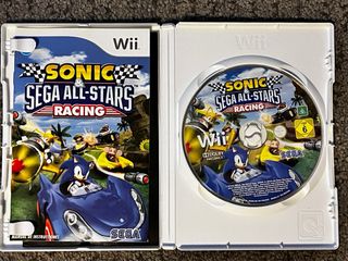 Juego Wii Sonic & Sega All-Stars Racing + Volante