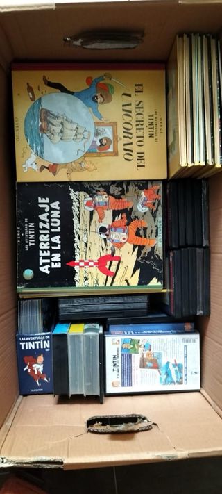 Collezione Completa Tintin+Veicoli+DVD+Fancines