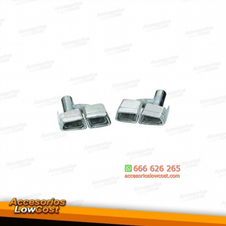 JUEGO DE 2 ESCAPES LOOK AMG SALIDAS DOBLES