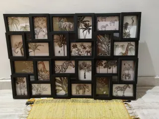 Marco de fotos collage negro