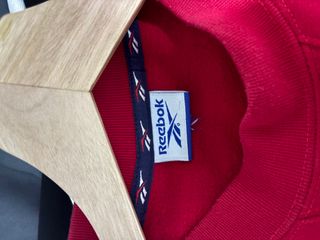Sudadera Reebok Roja Talla L