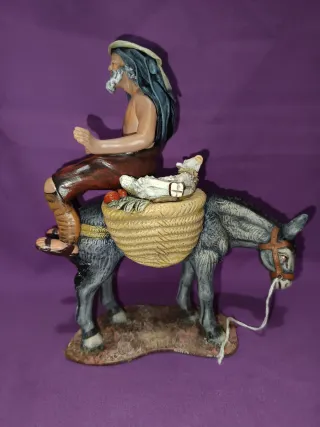 Figura Pastor en Burro