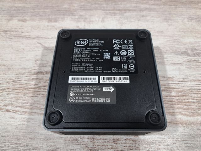 Mini Ordenador Intel NUC i5 10210U 16GB 256SSD 500