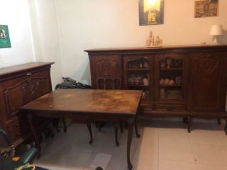 Mueble Luis XV madera tallada