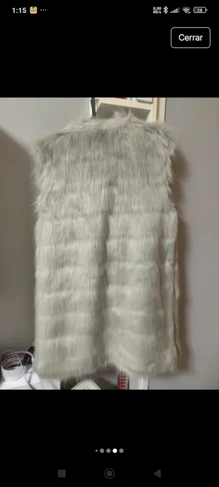 Chaleco Guess Gris y Blanco