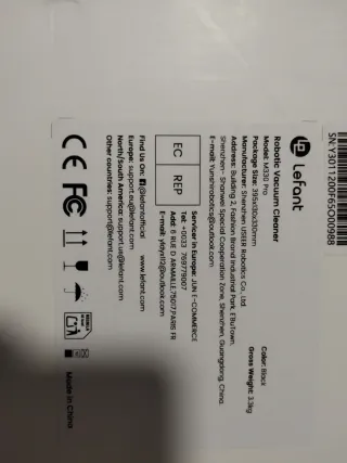 Lefant M330 PRO Robot Aspirador