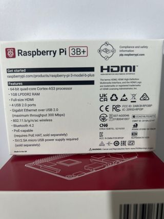 Raspberry Pi 3B+ 1GB, NUEVA.