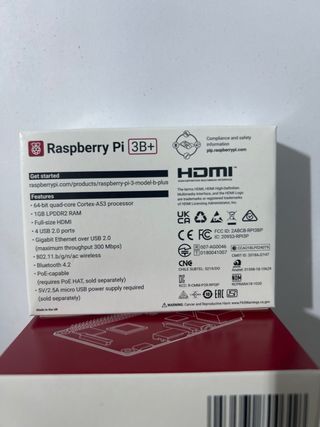 Raspberry Pi 3B+ 1GB, NUEVA.