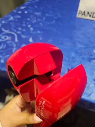 Rizador de pelo rojo