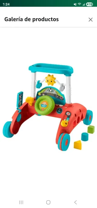 Andador infantil con sonido fisher price