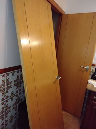 Puerta maciza chapa roble