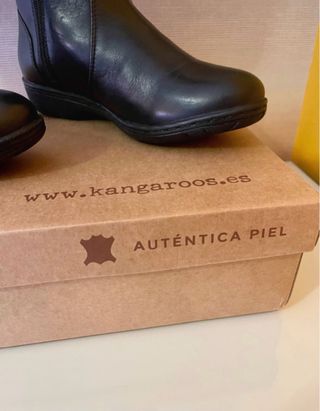 Botas KangaROOS Piel Impermeables Negras