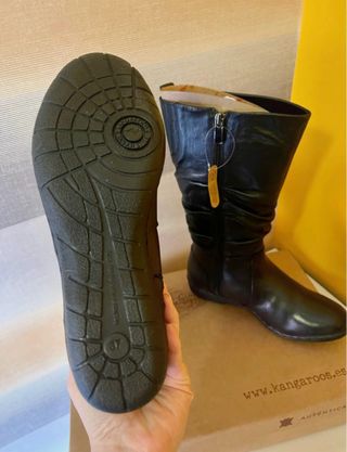 Botas KangaROOS Piel Impermeables Negras