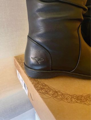 Botas KangaROOS Piel Impermeables Negras
