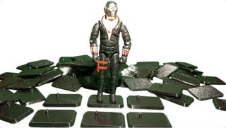 30 Supporti Base per Action Figure Perno 3 mm