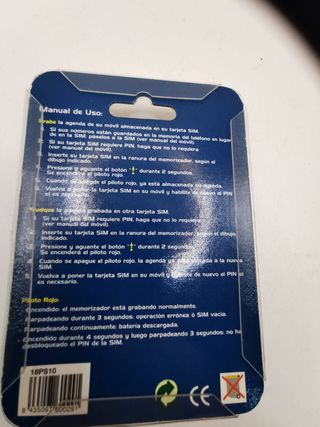 Flytalk PS10 Copia Agenda Tarjeta SIM