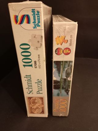 2 Puzzle 1000 Pezzi Ciascuno Qualità sigillati