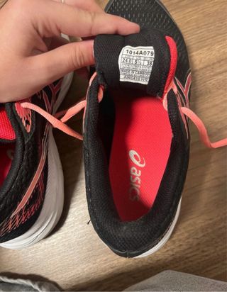 Zapatillas Asics Mujer Negro/Rosa