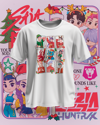 Camiseta Huntrix Kpop Demon Hunters Blanca