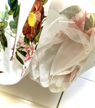 Vestido cóctel vintage floral