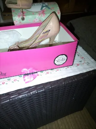 Zapatos Vienty Beige Multicolor