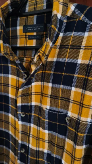 Camisa cuadros Lefties Talla XL