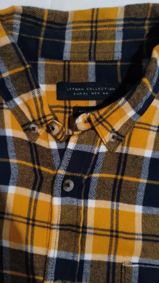 Camisa cuadros Lefties Talla XL