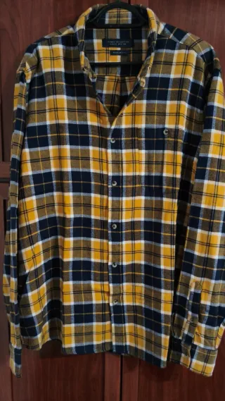 Camisa cuadros Lefties Talla XL