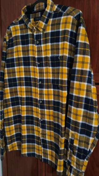 Camisa cuadros Lefties Talla XL