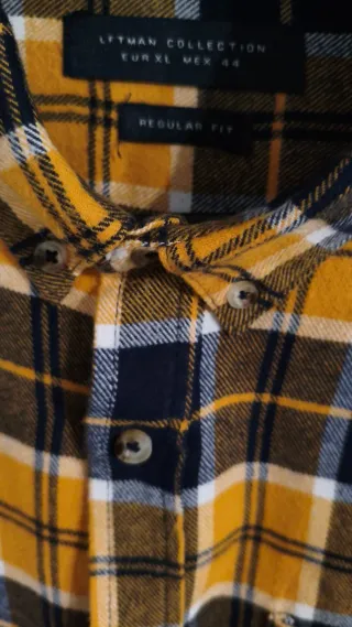 Camisa cuadros Lefties Talla XL