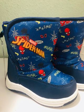 Botas Nieve Spiderman Talla 22 Nuevas