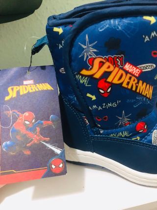 Botas Nieve Spiderman Talla 22 Nuevas