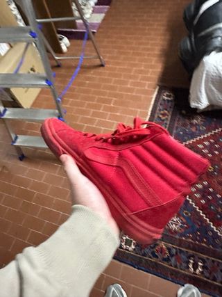 Vans Scarpa Alta Rossa Tg 44