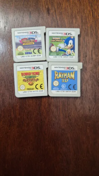 4 Juegos Nintendo 3DS: Sonic, Rayman, Donkey Kong