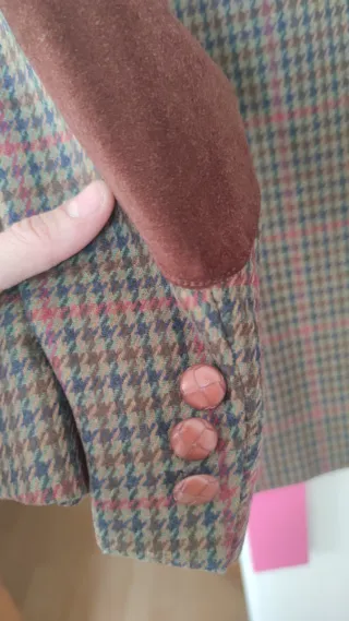 Americana lana estilo inglés Vintage T.XL