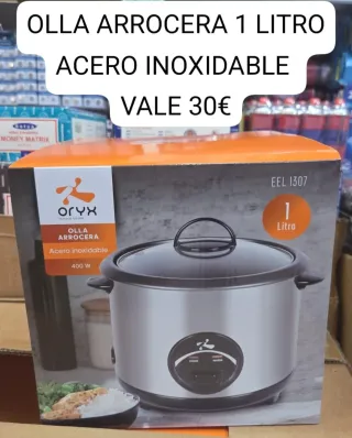 Olla Arrocera 1L Acero Inoxidable