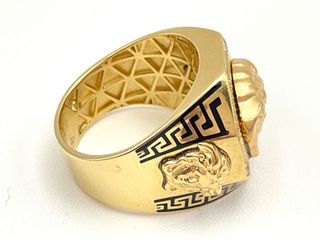 sello oro 18k con circonita